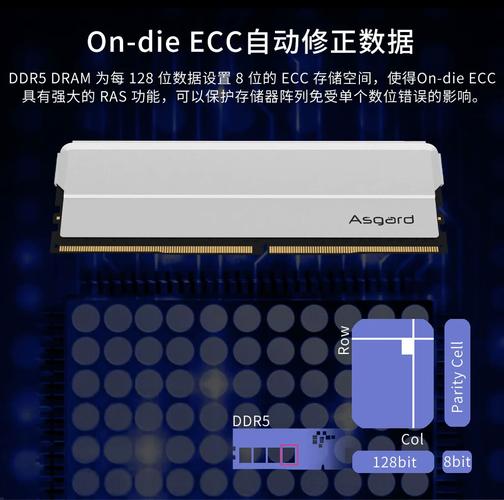 DDR5内存条近距离规格细节特写