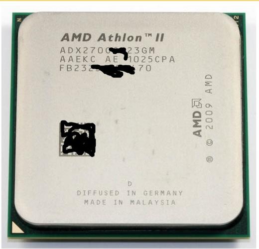 AMD CPU close-up
