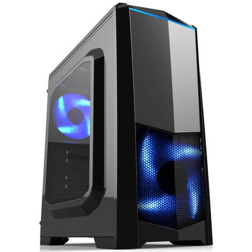Gaming PC build with cable management