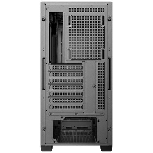 PC case with installed components performance
