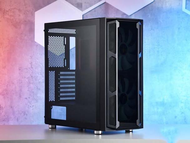 Gaming PC with RGB lighting