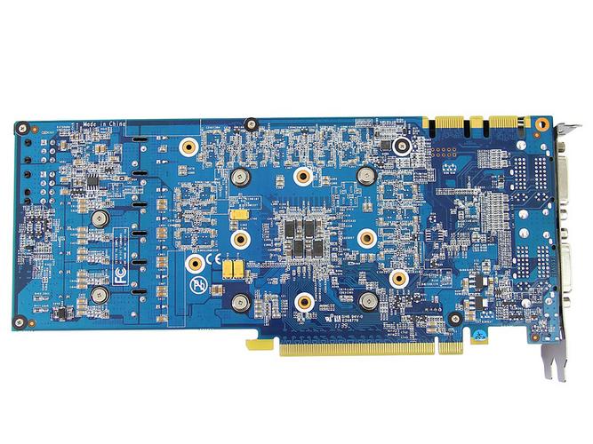 影驰GTX570黑将显卡正面