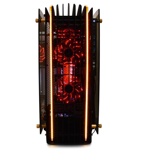 高端铝制开放式PC机箱外观