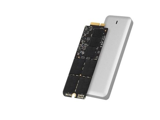 Solid state drive close-up view showing compact form factor