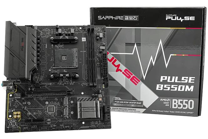 蓝宝石PULSE B650M主板外观