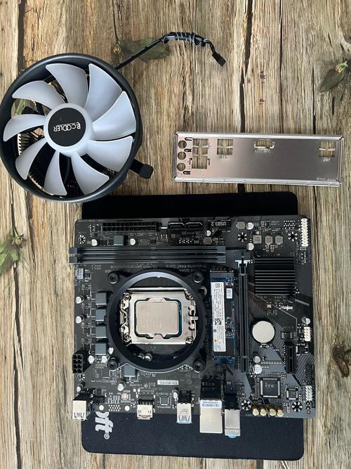 Computer hardware close-up with specifications