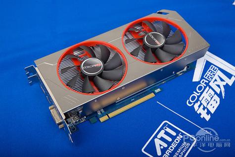镭风HD7750 悍甲蜥 Twin-1GD5 显卡外观
