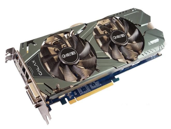 PC机箱内显卡安装效果