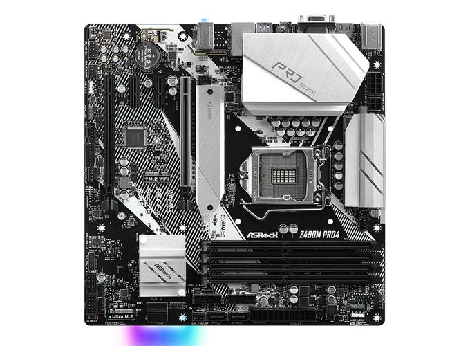 华擎Z490M Pro4芯片组和插槽