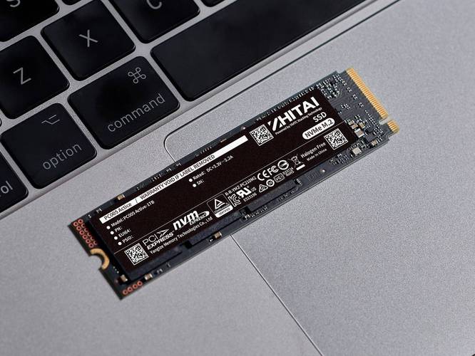 SSD product on desk for purchase