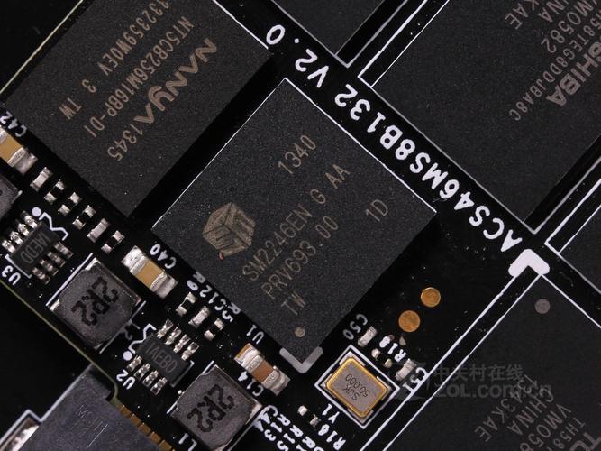 SSD technical specifications close-up
