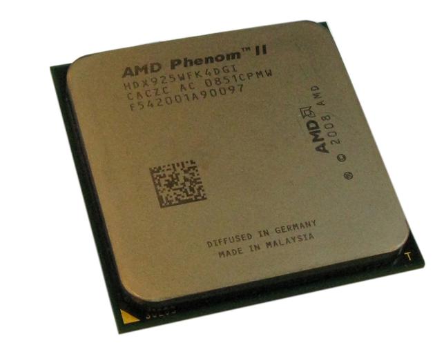 AMD Phenom II X4 965 CPU top view