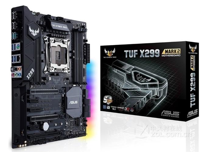 华硕TUF X299 Mark 2主板全貌