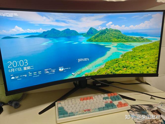 Close-up of monitor design details