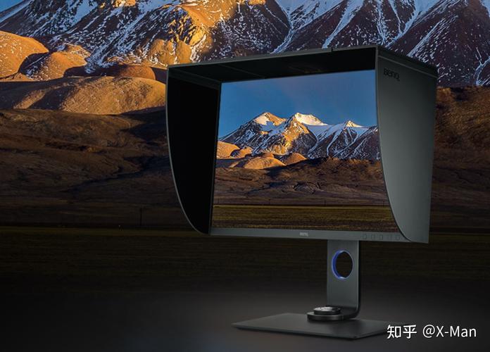 Close-up of monitor stand and ports