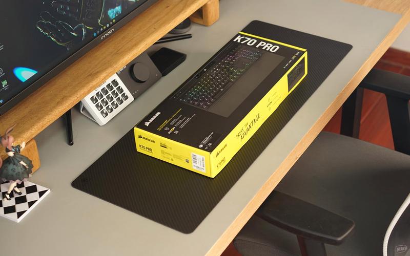 Gaming peripherals setup close-up