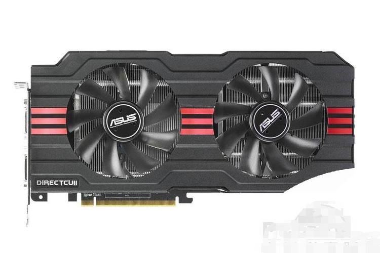 华硕圣骑士R9 280X接口特写