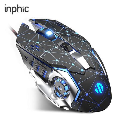 Close-up of gaming mouse with ergonomic shape