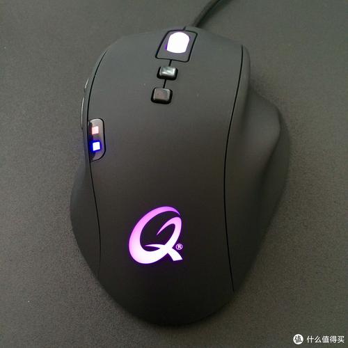 Close-up of ergonomic gaming mouse