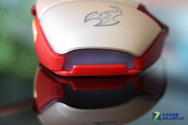 Close-up of gaming mouse buttons