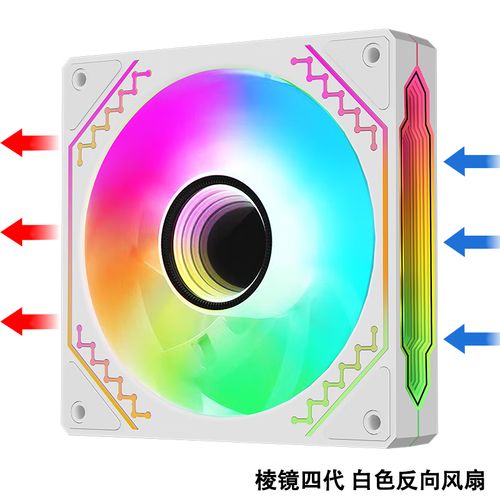Close-up PC fan in illuminated case