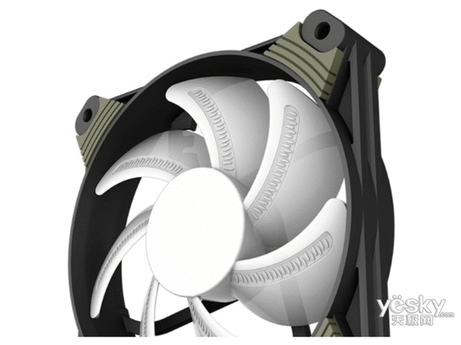 Computer fan in operation