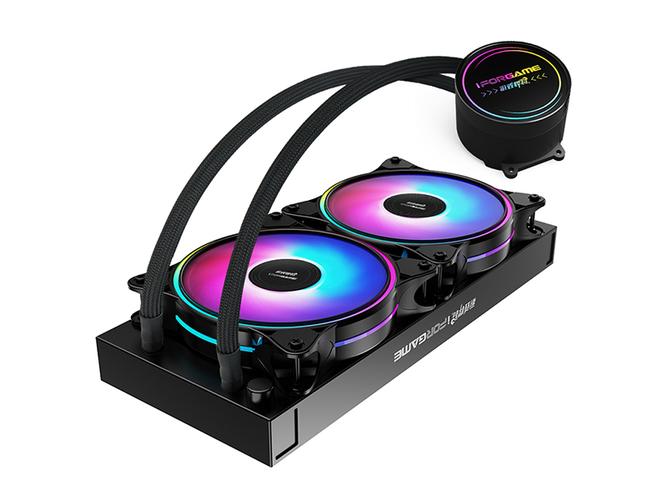 RGB illuminated PC cooling fan