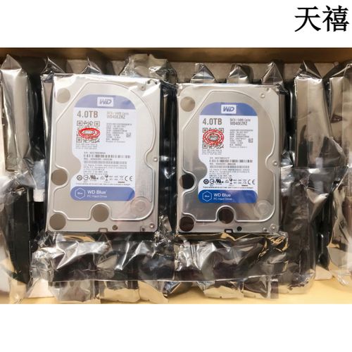 西部数据蓝盘4TB硬盘外观