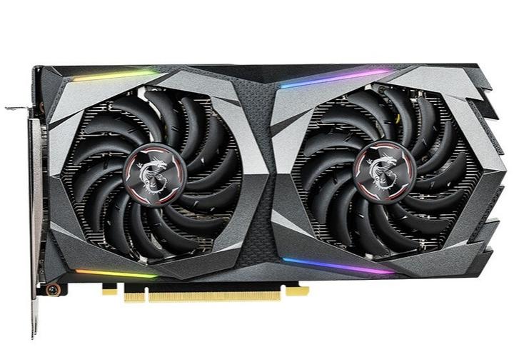 微星魔龙GTX 1660 SUPER GAMING X正面外观