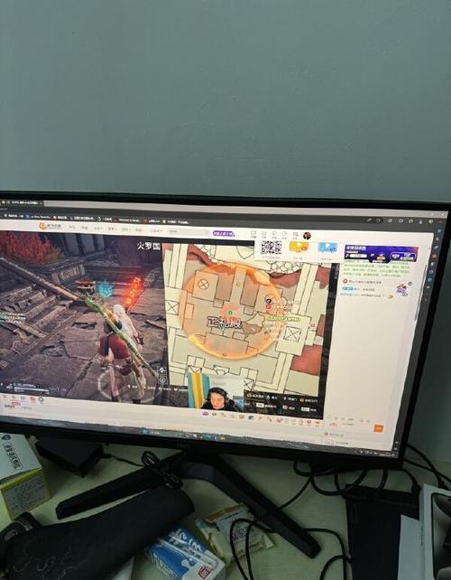 Gamer playing on high refresh monitor