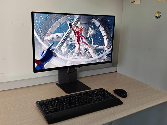 Modern gaming monitor in setup