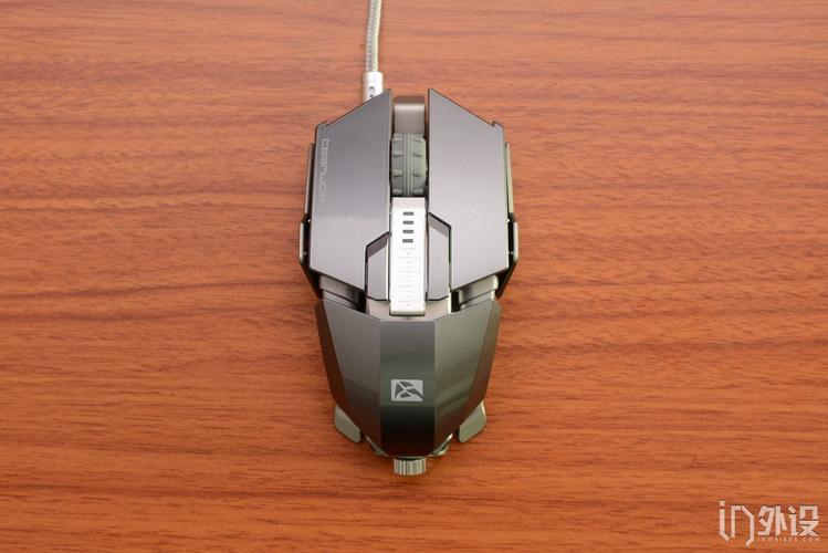 Gaming mouse with RGB on desk
