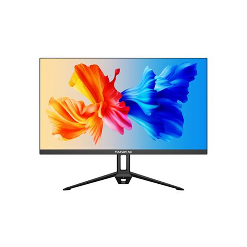 Colorful monitor screen showing graphics