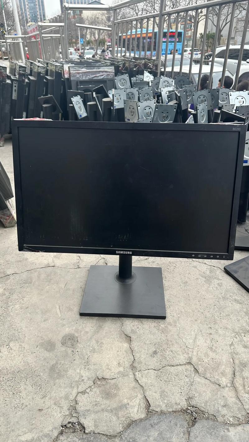 Monitor displaying vibrant colors
