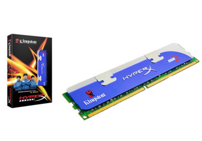 金士顿1GB DDR2 800 HyperX内存条外观