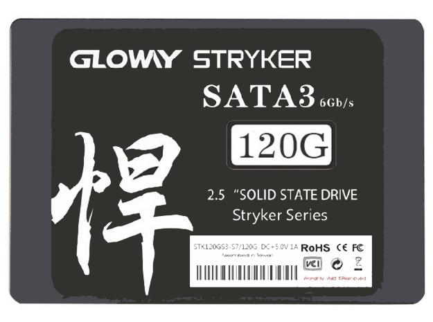 2.5英寸SATA SSD安装示意