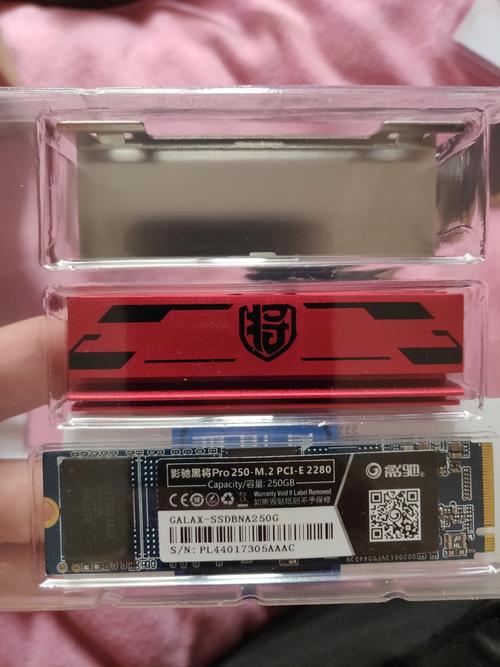 影驰黑将 Pro M.2固态硬盘外观设计