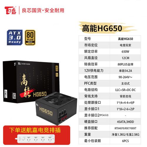 650W电源带载运行