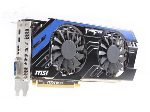 微星R7870 Hawk散热器特写