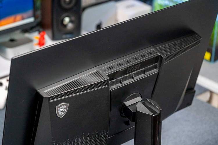 Professional workspace with monitor