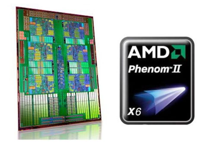 AMD CPU close-up