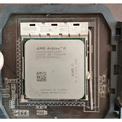 Processor chip close-up