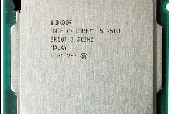 Intel CPU close-up