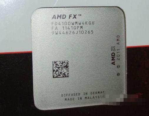 AMD FX-4100 CPU close-up
