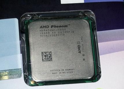 AMD CPU close-up