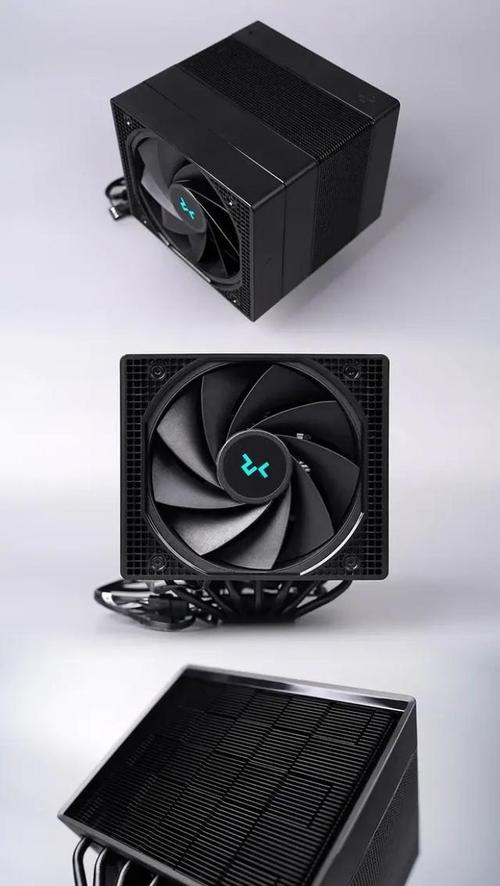 Compact PC setup on desk