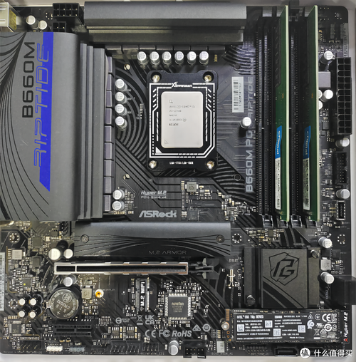 华擎B660M PG Riptide主板整体外观