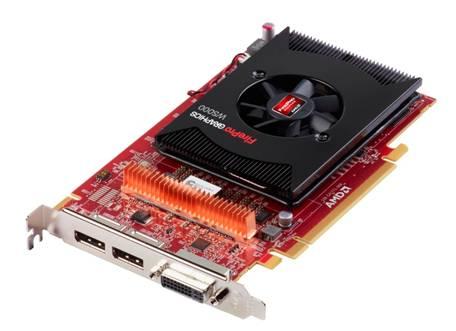 蓝宝石FirePro W5000接口特写