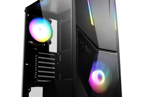 RGB灯光下的PC机箱