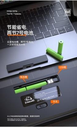 自由狼K68键盘细节